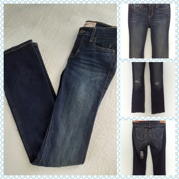Hollister Denim - HOLLISTER Ripped Boot Jeans